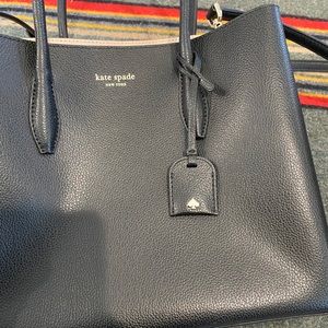 Kate spade large black tote. New with tags
